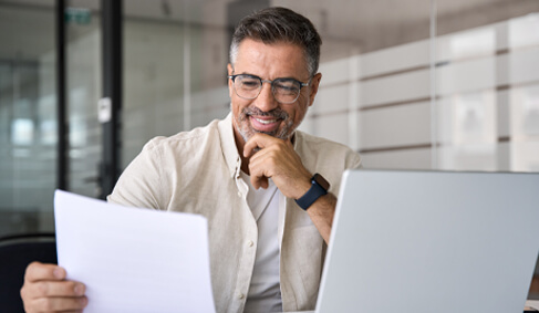 Man with Glasses